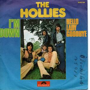 Hollies 「I'm Down/ Hello Lady Goodbye」ドイツ盤EPレコード