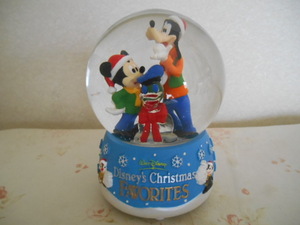 Dole Disney original snow dome music box 