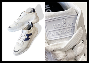 定価5.7万 HOGAN by TOD’S ホーガン バイ トッズ 洗練された足元を演出してくれるスウェードレザーコンビスニーカー 靴 シューズ 9
