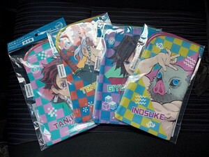 4種セット　鬼滅の刃 サントリー タオル地 ペットボトル カバー 煉獄 宇髄　炭治郎　禰豆子　伊之助　胡蝶しのぶ　冨岡義勇　善逸