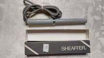 B ヴィンテージ 米国製 シェーファー ボールペン 天冠に紐 SHEAFFER Ballpoint Pen with String　未使用インク切れ　箱入り_画像1