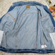 アメリカンイーグル AEOオーバーサイズ フィット デニムジャケットXXSブルー American Eagle Denim Jacket_画像9