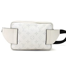 1円 ◎極美品 LOUIS VUITTON ルイヴィトン ボディバッグ ウエストポーチ バムバッグアウトドア M30247 タイガラマ レザー ブロン◎Cupg_画像3