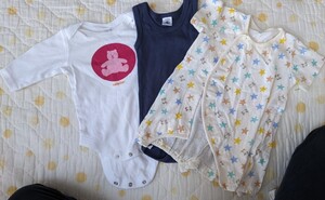 出産準備 半袖 ベビー服 ロンパース 長袖 半袖 肌着