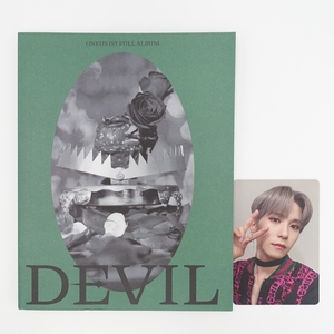 ONEUSwanas/1st full album DEVIL/GREEN ver. PHOTO BOOK photo book /yon ton trading card card /KEONHEE navy blue hi/6337