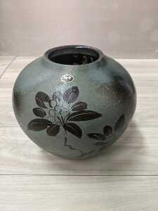  Shigaraki . бог обжиг в печи ваза . ваза для цветов . инструмент антиквариат товар 