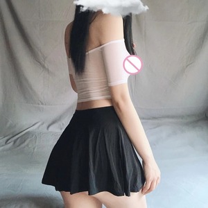  free shipping * prompt decision (d143b) sexy frill miniskirt Mini ska exposure series lining less 