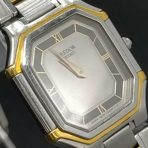 セイコー Seiko 腕時計 クレドール 18Kベゼル YGxSS 動作品 5A70-3A00 レディース 1828506