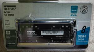 エッセンコアクレブ KLEVV ノートPC用 メモリ DDR4 2666 PC4-21300 8GB 1枚 