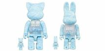 【未開封】MY FIRST NY@BRICK B@BY WATER CREST Ver.100％ & 400％ R@BBRICK セット /ベアブリック BE@RBRICK メディコムトイ MEDICOM TOY _画像1