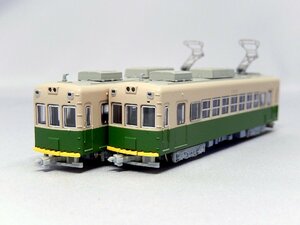MODEMO■NT69/NT70 京福電鉄モボ101形 標準塗装（M車+増結用T車）2両組