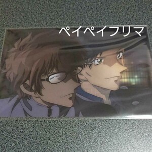 名探偵コナン 赤井秀一 沖矢昴 缶バッジ ポストカード コナンプラザ コナンカフェ トムス ナムコ NEWDAYS 緋色の弾丸