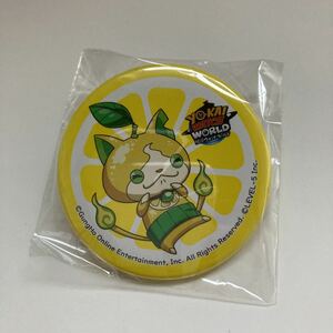  Yo-kai Watch Yo-kai Watch world жестяная банка значок лимон nyani Toyo kado- ограничение не продается зажим type 