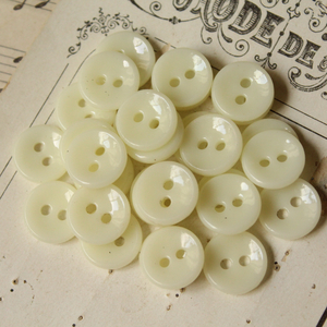  prompt decision 2 hole glass button 30 piece φ14mm work material raw materials remake France buying attaching Vintage 