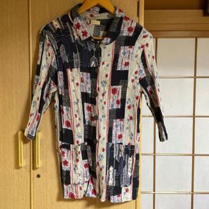 七分、シャツ、レディース、レトロ