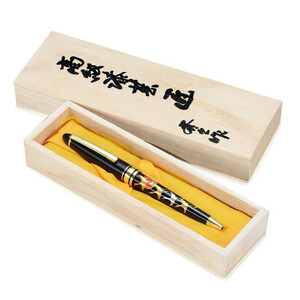 東出漆器 高級蒔絵ボールペン 鶴(桐箱入) 1310 ボールペン