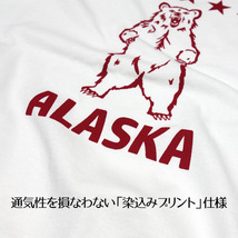 極厚 スーパーヘビーウェイト ミリタリー Tシャツ XL 米陸軍アラスカ US.ARMY 白 ホワイト 赤_画像4