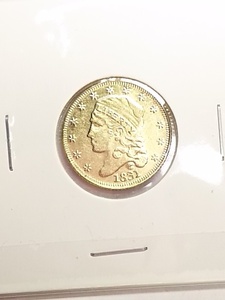 アメリカ　2.5ドル金貨（Capped Bust）　のレプリカ