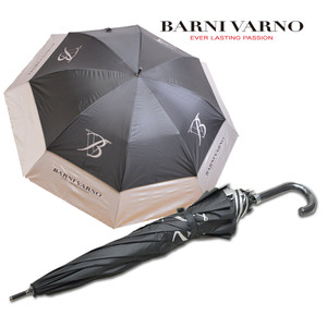 【バーニヴァーノ】メンズ 傘 黒 JUM4347-09 BARNI VARNO バーニバーノ トランスフォーム傘 晴雨兼用 雨傘 ゴルフ ギフト @