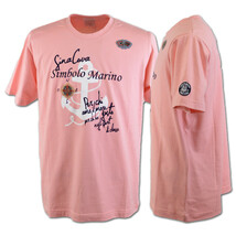 30%OFF【シナコバ】メンズ 半袖Tシャツ ピンク M 20110540-640 SINACOVA カジュアル リゾート 上質素材 おしゃれ かっこいい ＠_画像3