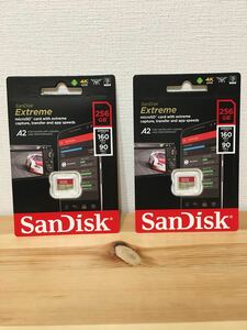 マイクロSD SanDisk Extreme 256GB 2個セット