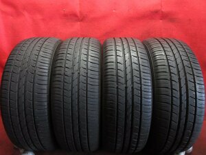 タイヤ 4本 205/55R16 グッドイヤ Efficient Grip Eco Hybrid EG 01 2020年 バリ バリ山 溝アリ 送料無料★12912T