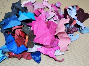 ハンドメイド用 レザークラフト ハギレ 大量
