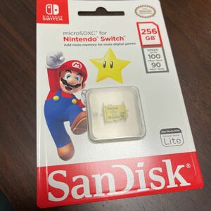 SanDiskマイクロSD for Nintendo Switch 256GB
