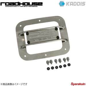 ROAD HOUSE ロードハウス フュエルリッドプロテクター ステンレス ロゴパネル：DIESEL デリカD：5 前期 KADDIS カディス KD-EX01052
