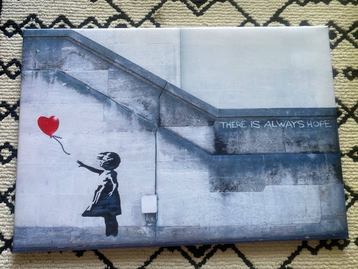 バンクシー Banksy 赤い風船に手を伸ばす少女 WCP リプロダクション
