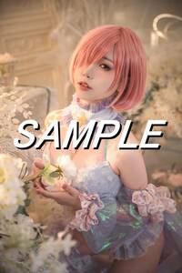 【CP-155　FGO　マシュ・キリエライト　05】　L判写真10枚　海外コスプレ　Cosplay photo　10sheets　Fate Grand Order