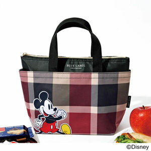 sweet Suite 2022 year 5 month number [ appendix ] Blue Label *k rest Bridge Mickey & minnie design heat insulation keep cool pouch attaching tote bag 