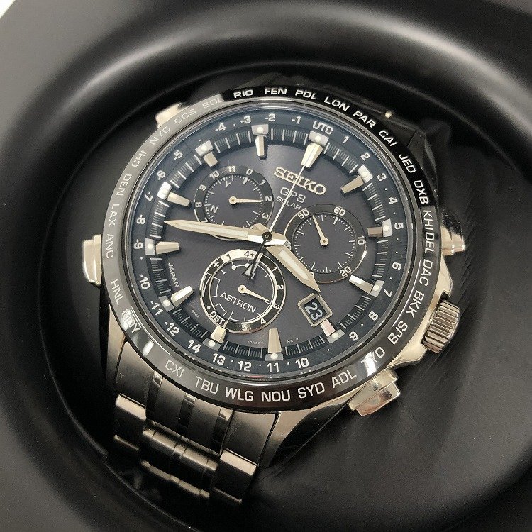メール便可 2セットまで 【美品】SEIKO ASTRON/アストロン GPSソーラー