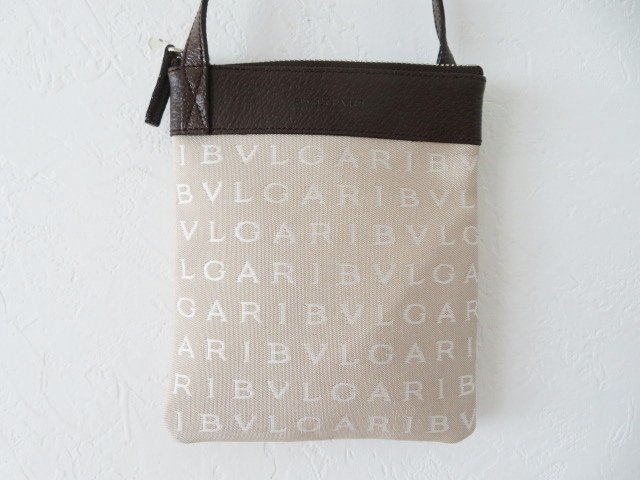 【ネット限定】 ✨格安✨ ブルガリ ブラック ロゴ レザー キャンバス ハンドバッグ 2way ハンドバッグ