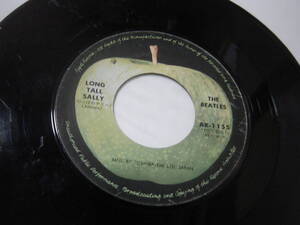 ジャケなし 盤のみの出品です。60's ビートルズ (国内盤7inch) / のっぽのサリー Long Tall Sally / I Call Your Name AR-1155 1964年録音