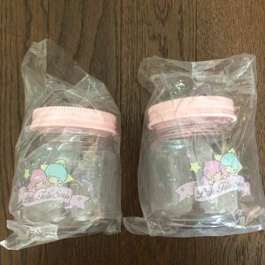 キキララ サンリオ 小物入れ 2つ　キャニスター　キャラクター　サンリオオリジナル　プラスチック製　sanrio