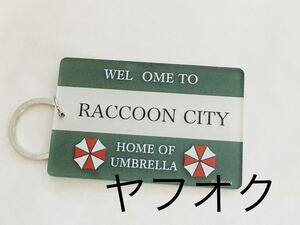 BIOHAZARD RE:3 CAPCOM CAFE バイオハザード　カプコンカフェ　カード風アクキー　キーホルダー　welcome to raccoon city