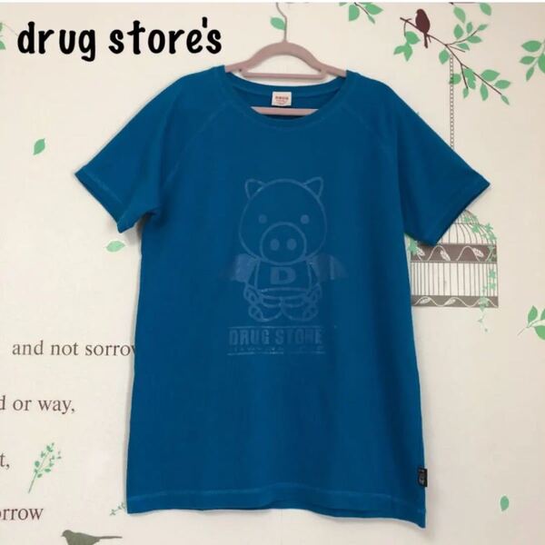 ♪123 ドラッグストアーズ 青Tシャツ