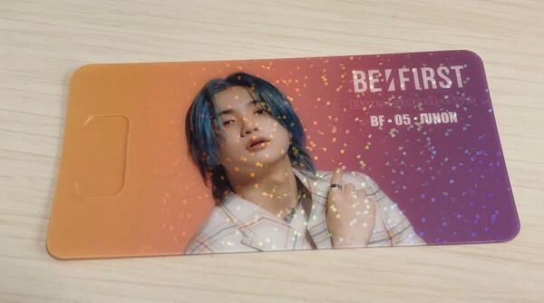 BE:FIRST クリアしおり ホロ ジュノン ホログラム