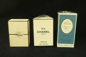 未使用 香水3つセット CHANEL No 5 14ml ChristianDior Diorella ディオレラ 6ml シャネル ディオール