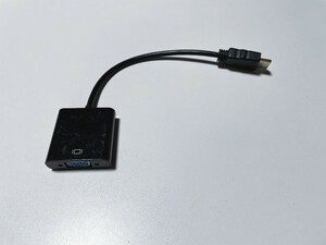 HDMI（オス） to VGA（メス） 変換アダプター D sub 15ピン 単方向 変換ケーブル コネクター　MAC 即決　送料無料