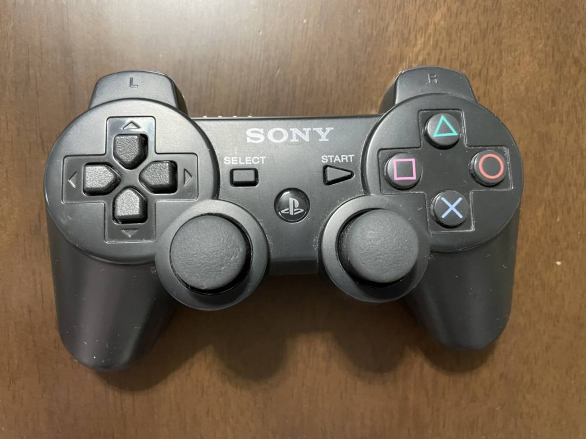 未使用 PS3 コントローラー 純正 ブラック 黒 デュアルショック3 ...