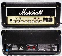 ●Marshall MG 15HFX　動作品　Mini Stack AMP HEAD 3段（ヘッド、キャビネット2台のセット）スタックアンプ ギターアンプ 生産完了品　_画像2