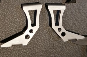 ハイマウントウイングステー ステンレス シルバー ラジドリ メタルガレージ左右セット1台分