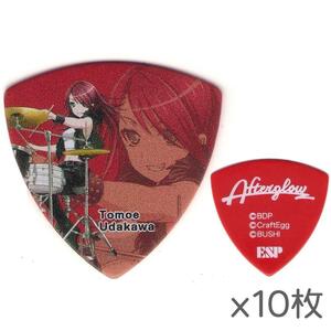 ★ESP×バンドリ！ BanG Dream! ガールズバンドパーティ！ GBP TOMOE AFTERGLOW 宇田川巴 ギターピック 10枚セット★新品メール便