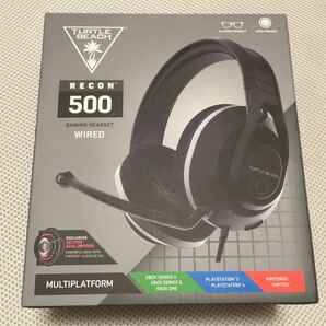 【新品同様】TURTLE BEACH RECON500 TBS-6400-01 ブラック ゲーミングヘッドセット