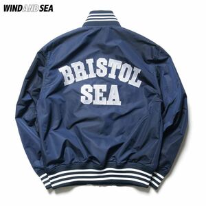 【新品未使用】 FCRB WIND AND SEA f.c real bristol エフシーレアルブリストル ウィンダンシー BRISTOL SEA NYLON TEAM JACKET ブルゾン