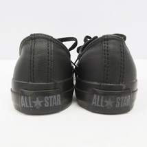 Converse/コンバース Chuck Taylor All-Star Leather Ox Black Nubuck オールスター レザー 1T865/24.5 /080_画像2