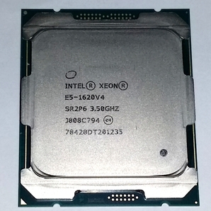 正常動作確認済み Intel Xeon E5-1620 v4 3.50Gzh～3.80ghz(Broadwell-EP) LGA2011-3 SR2P6 4コア8スレッド 送料無料 消費税無し 画像現物