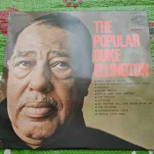 THE POPULAR DUKE ELLINGTON デューク・エリントン 楽団 LPレコード